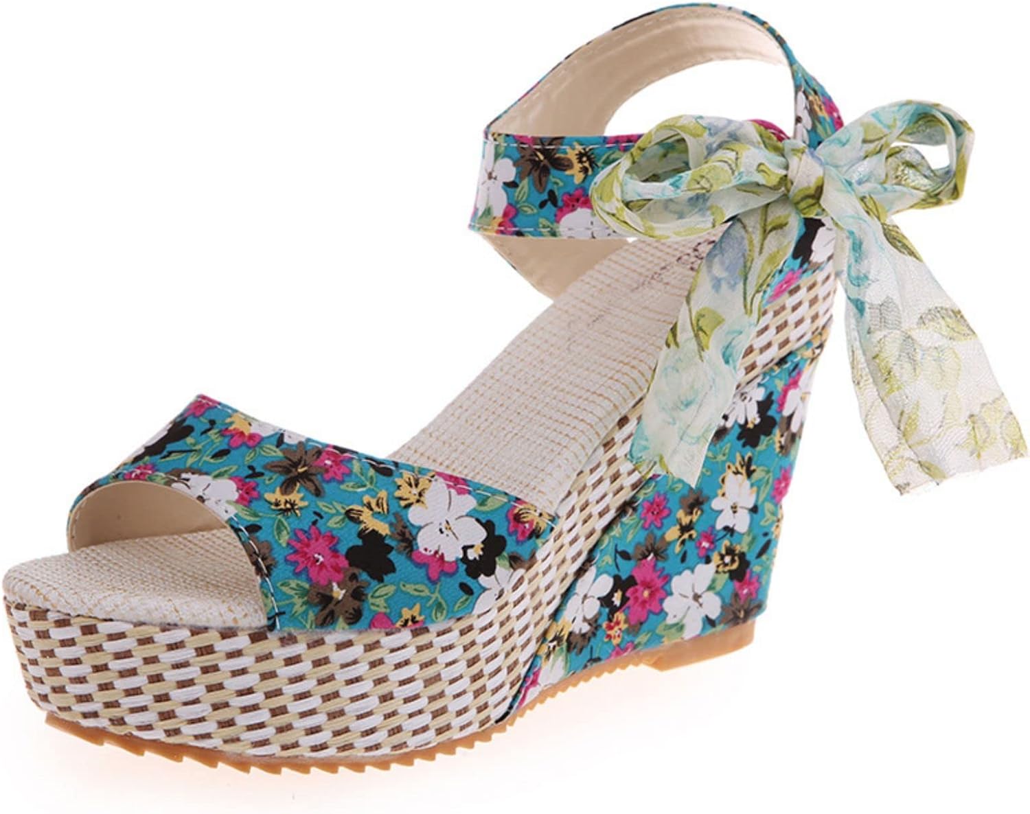 Женские сандалии на танкетке эспадрильи с высоким каблуком, открытым носком, завязками, платформой и ремешком на щиколотке, летние праздничные туфли, элегантные цветочные классические сандалии с бантиком на танкетке Generic, синий
Женские сандалии на танкетке эспадрильи с высоким каблуком, открытым носком, завязками, платформой и ремешком на щиколотке, летние праздничные туфли, элегантные цветочные классические сандалии с бантиком на танкетке Generic, синий