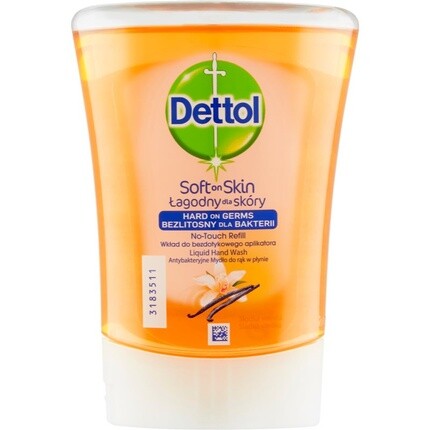 Dettol Soft on Skin Kids Бесконтактный сменный блок Сладкая ваниль 250 мл 
Dettol Soft on Skin Kids Бесконтактный сменный блок Сладкая ваниль 250 мл