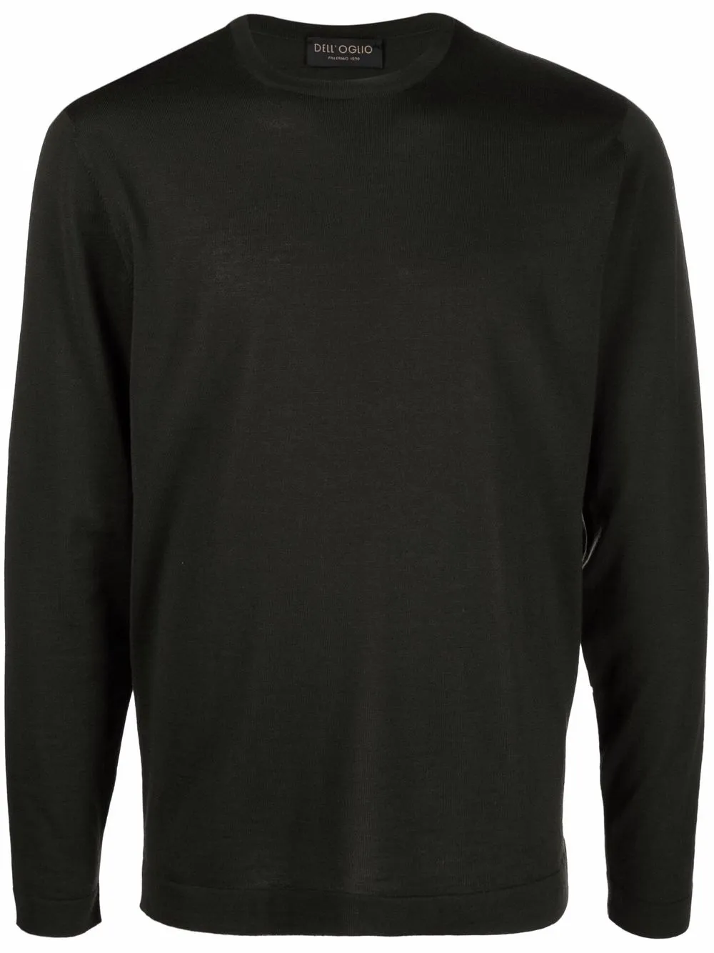 Шерстяной джемпер с круглым вырезом Dell'oglio, зеленый
Шерстяной джемпер с круглым вырезом Dell'oglio, зеленый