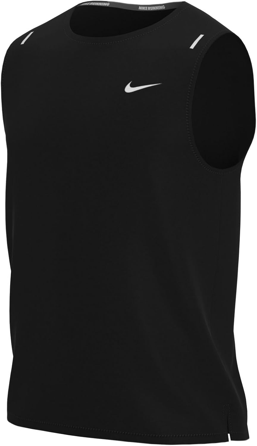 Мужская майка для бега Nike Dri-FIT Miler, Black/Reflective Silv
Мужская майка для бега Nike Dri-FIT Miler, Black/Reflective Silv