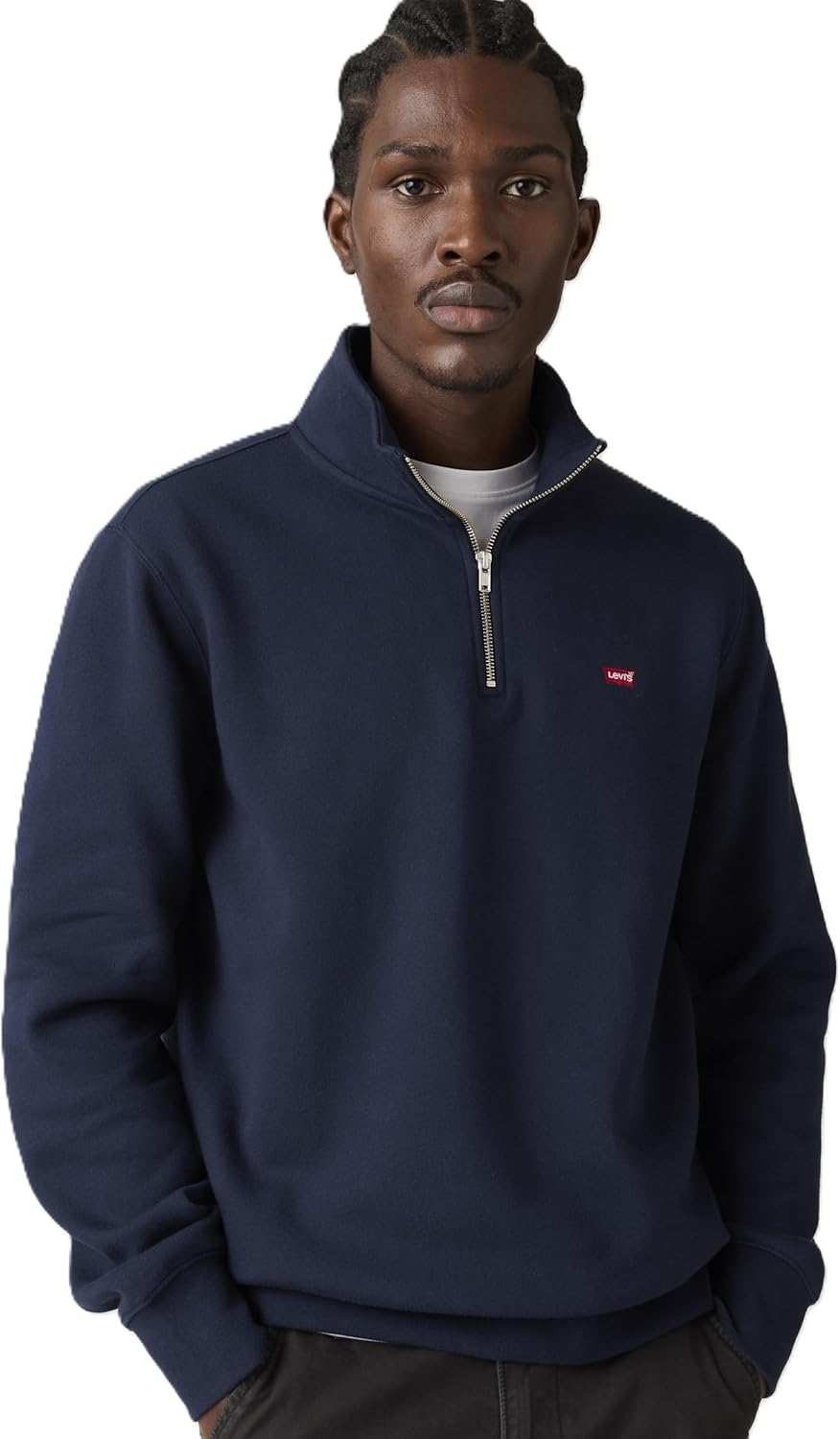 Толстовка Levi's с логотипом LEVI'S, застежка на молнию до середины груди, с длинными рукавами, мужская, темно-синий
Толстовка Levi's с логотипом LEVI'S, застежка на молнию до середины груди, с длинными рукавами, мужская, темно-синий