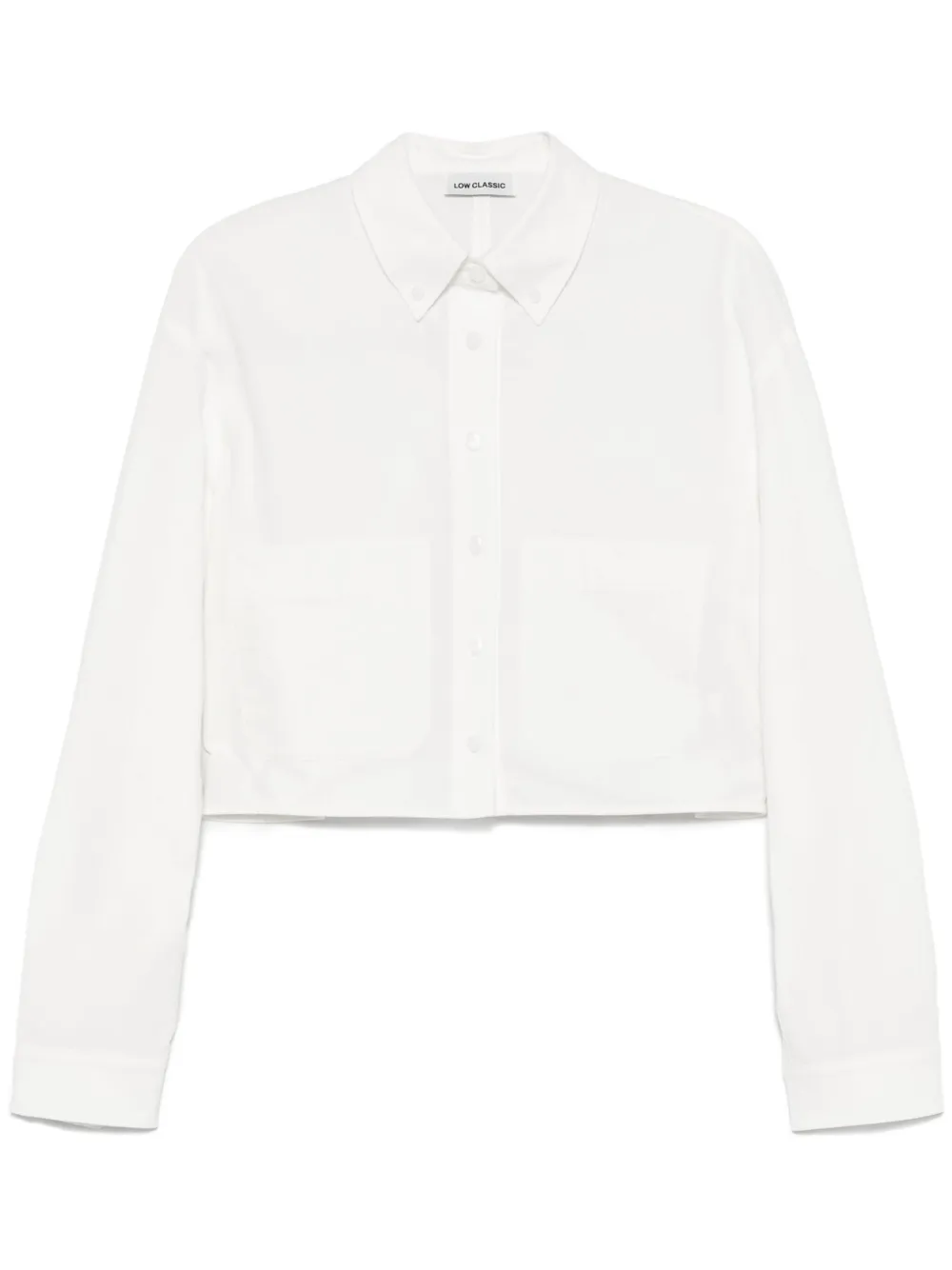 Укороченный топ Low Classic, белый
Укороченный топ Low Classic, белый