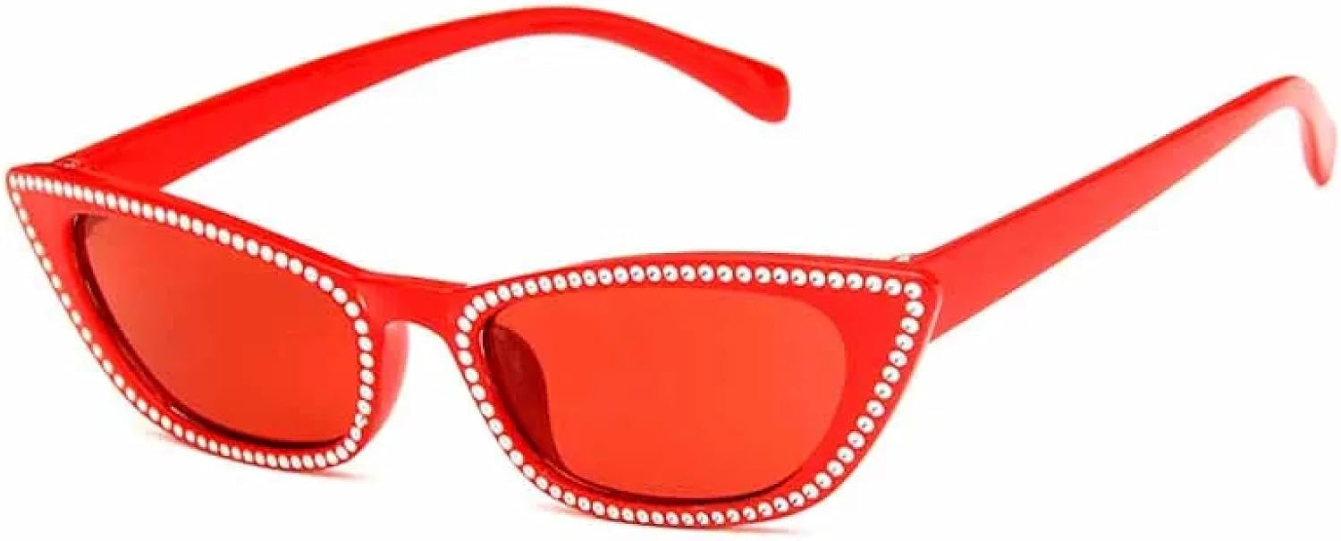 Ретро-солнцезащитные очки «кошачий глаз» с бриллиантовой инкрустацией, роскошные, модные, для активного отдыха, поездок и путешествий, с защитой от УФ-излучения UV400 TKKTLLT, Red Red
Ретро-солнцезащитные очки «кошачий глаз» с бриллиантовой инкрустацией, роскошные, модные, для активного отдыха, поездок и путешествий, с защитой от УФ-излучения UV400 TKKTLLT, Red Red