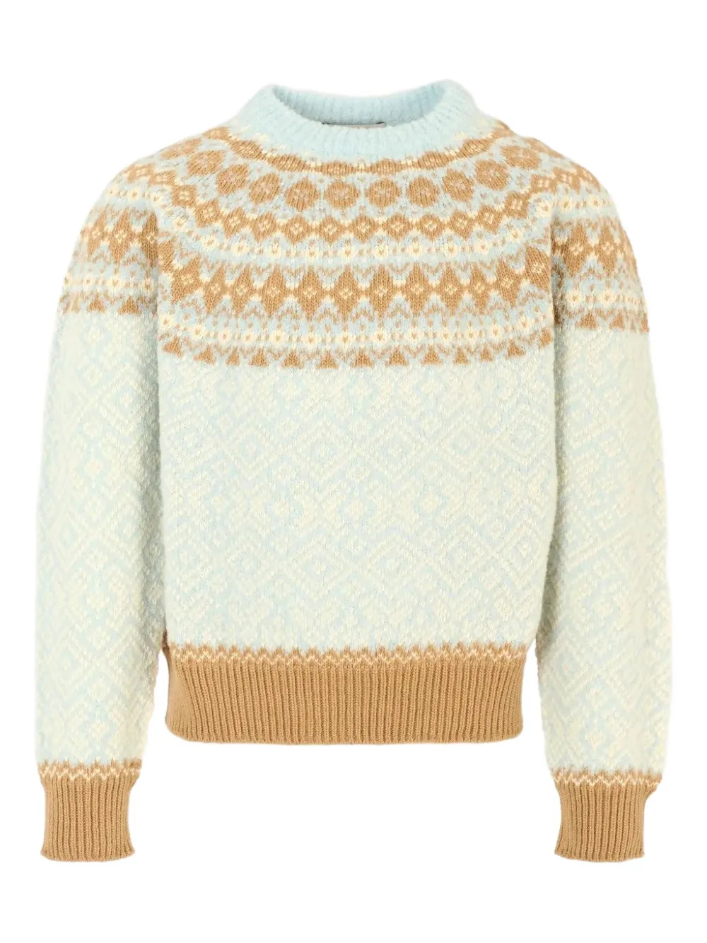 Свитер с жаккардовым узором в стиле Фэр-Айл Moncler Enfant, синий
Свитер с жаккардовым узором в стиле Фэр-Айл Moncler Enfant, синий