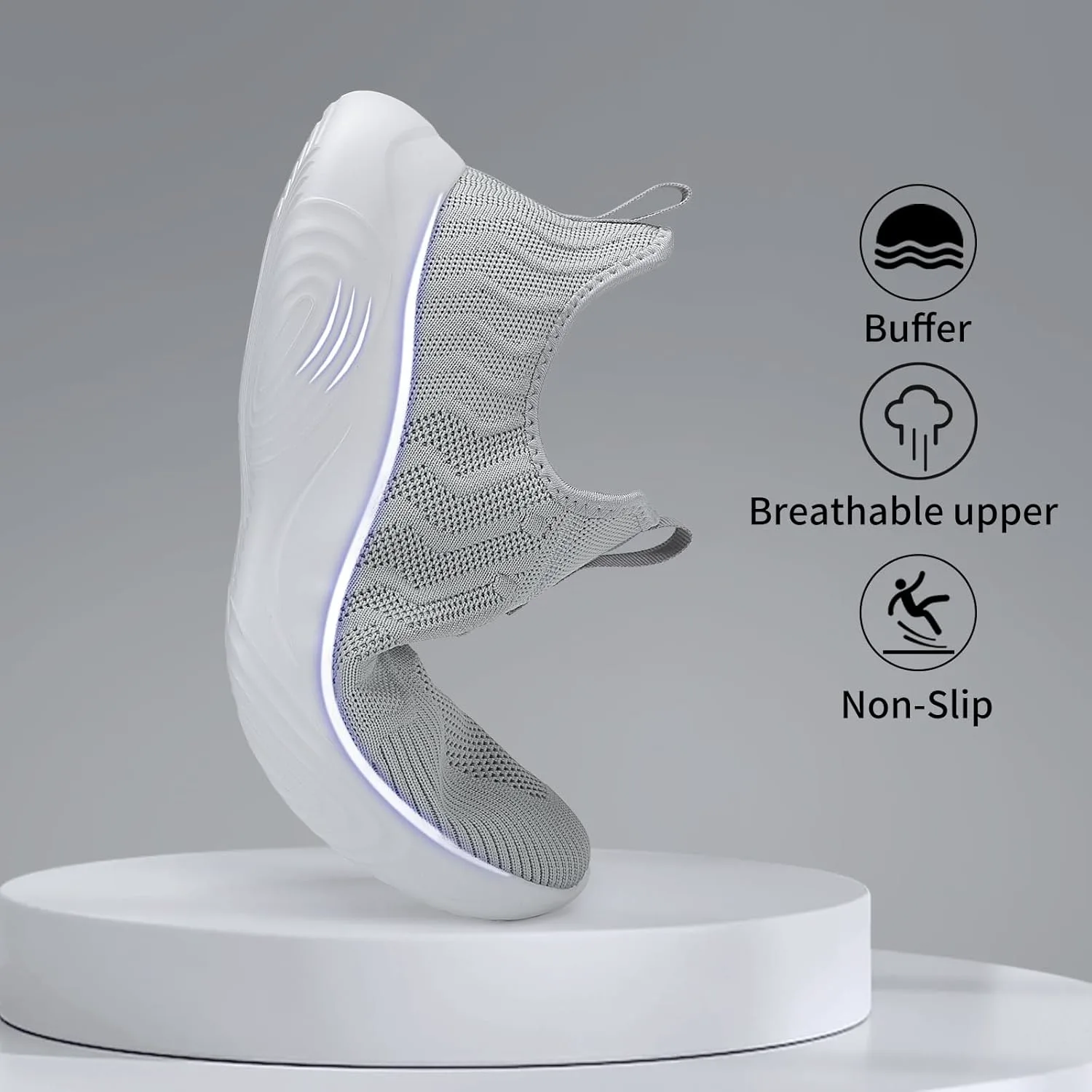 Мужские слипоны MRIP для ходьбы, легкие и удобные кроссовки для тренажерного зала, бега, с дышащей сеткой, амортизацией, модные теннисные спортивные повседневные кроссовки, светло-серый
Мужские слипоны MRIP для ходьбы, легкие и удобные кроссовки для тренажерного зала, бега, с дышащей сеткой, амортизацией, модные теннисные спортивные повседневные кроссовки, светло-серый