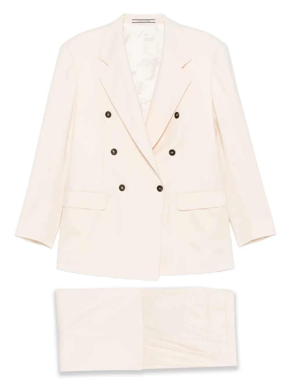 Костюм T-Loreley19B с двубортным карманом Tagliatore, белый
Костюм T-Loreley19B с двубортным карманом Tagliatore, белый