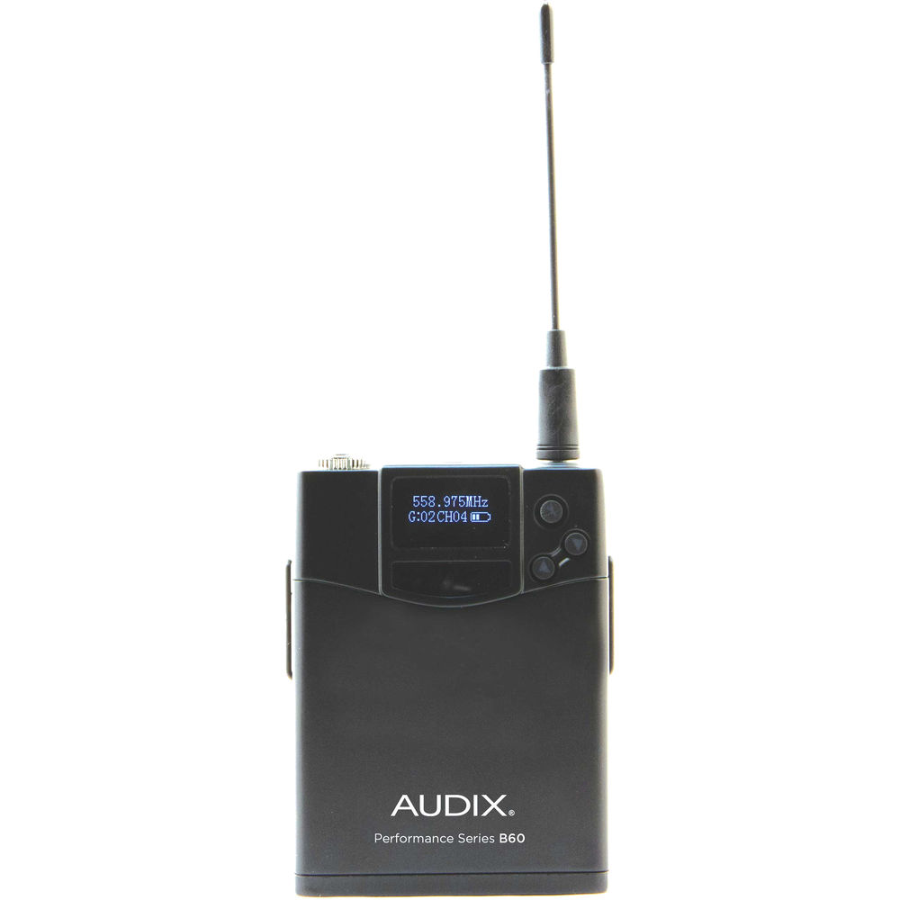 Беспроводной передатчик Audix B60 Performance Series Bodypack Transmitter B60
Беспроводной передатчик Audix B60 Performance Series Bodypack Transmitter B60