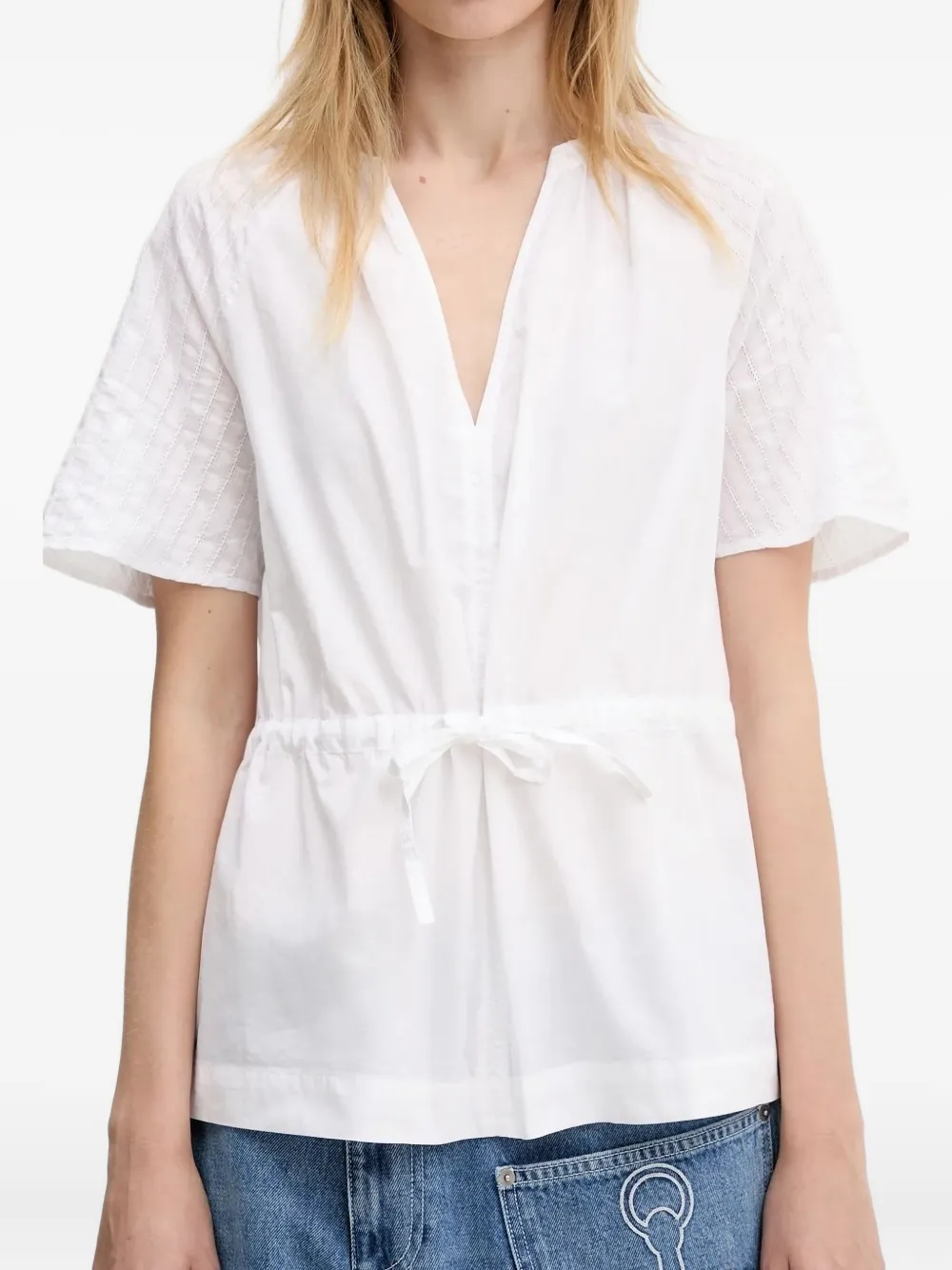 Блузка Satoma с кулиской и вышивкой Samsoe Samsoe, белый
Блузка Satoma с кулиской и вышивкой Samsoe Samsoe, белый