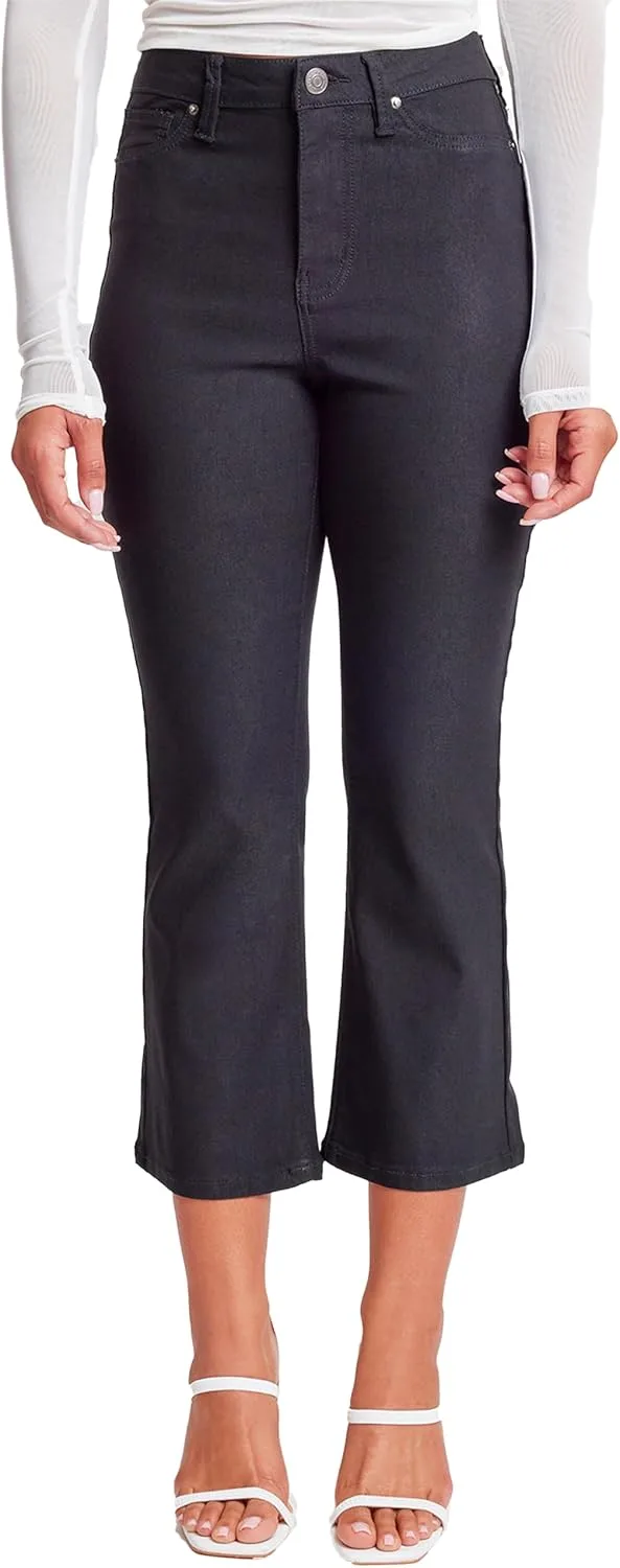 YMI Women's Plus Hyperstretch Cropped Kick Flare Pants
YMI Women's Plus Hyperstretch Cropped Kick Flare Pants