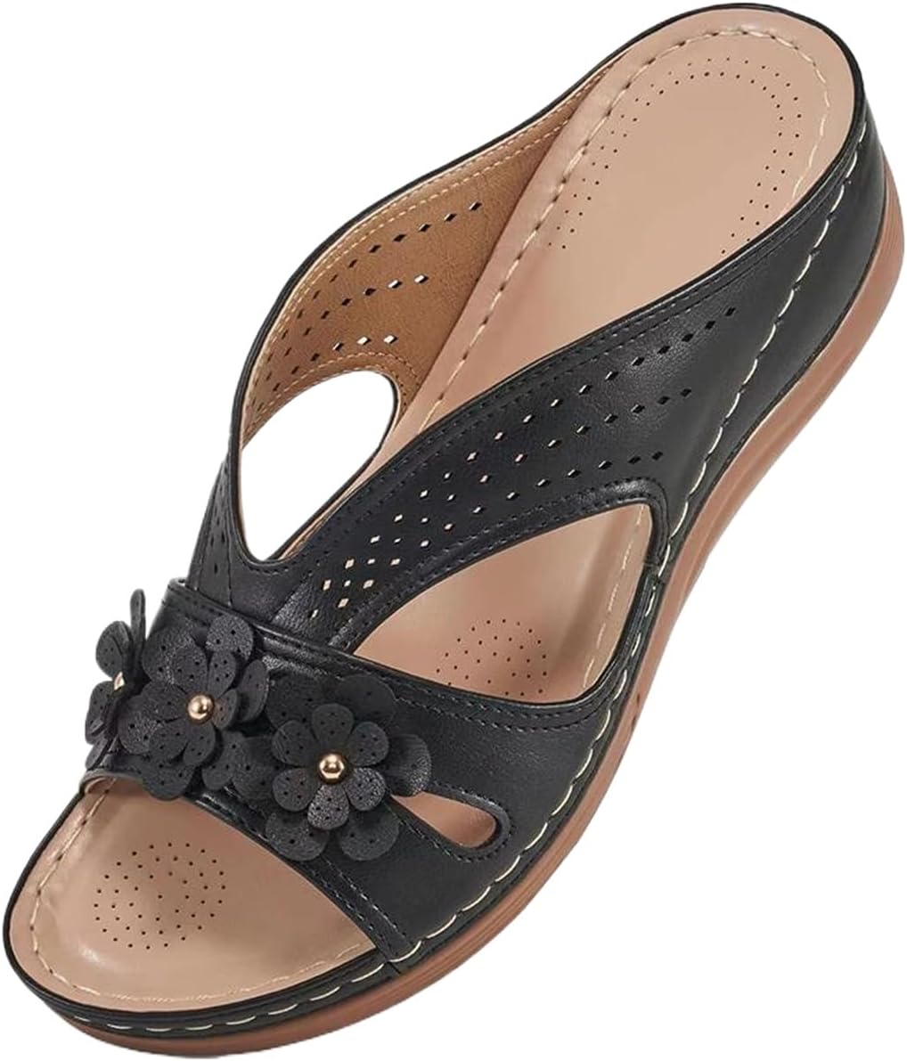 Летние сандалии для женщин с открытым носком, на платформе и танкетке, с цветочным декором, пляжные сандалии, легкие, нарядные, повседневные, на удобной подошве для прогулок Wabkderpu, черный
Летние сандалии для женщин с открытым носком, на платформе и танкетке, с цветочным декором, пляжные сандалии, легкие, нарядные, повседневные, на удобной подошве для прогулок Wabkderpu, черный
