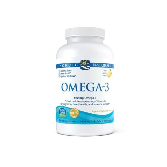 Nordic Naturals, Omega-3 690 мг 180 мягких капсул со вкусом лимона
Nordic Naturals, Omega-3 690 мг 180 мягких капсул со вкусом лимона