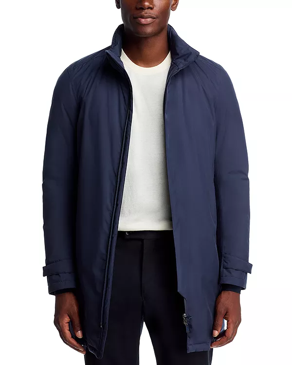 Функциональное водонепроницаемое пуховое пальто с потайным капюшоном. Herno, синий
Функциональное водонепроницаемое пуховое пальто с потайным капюшоном. Herno, синий