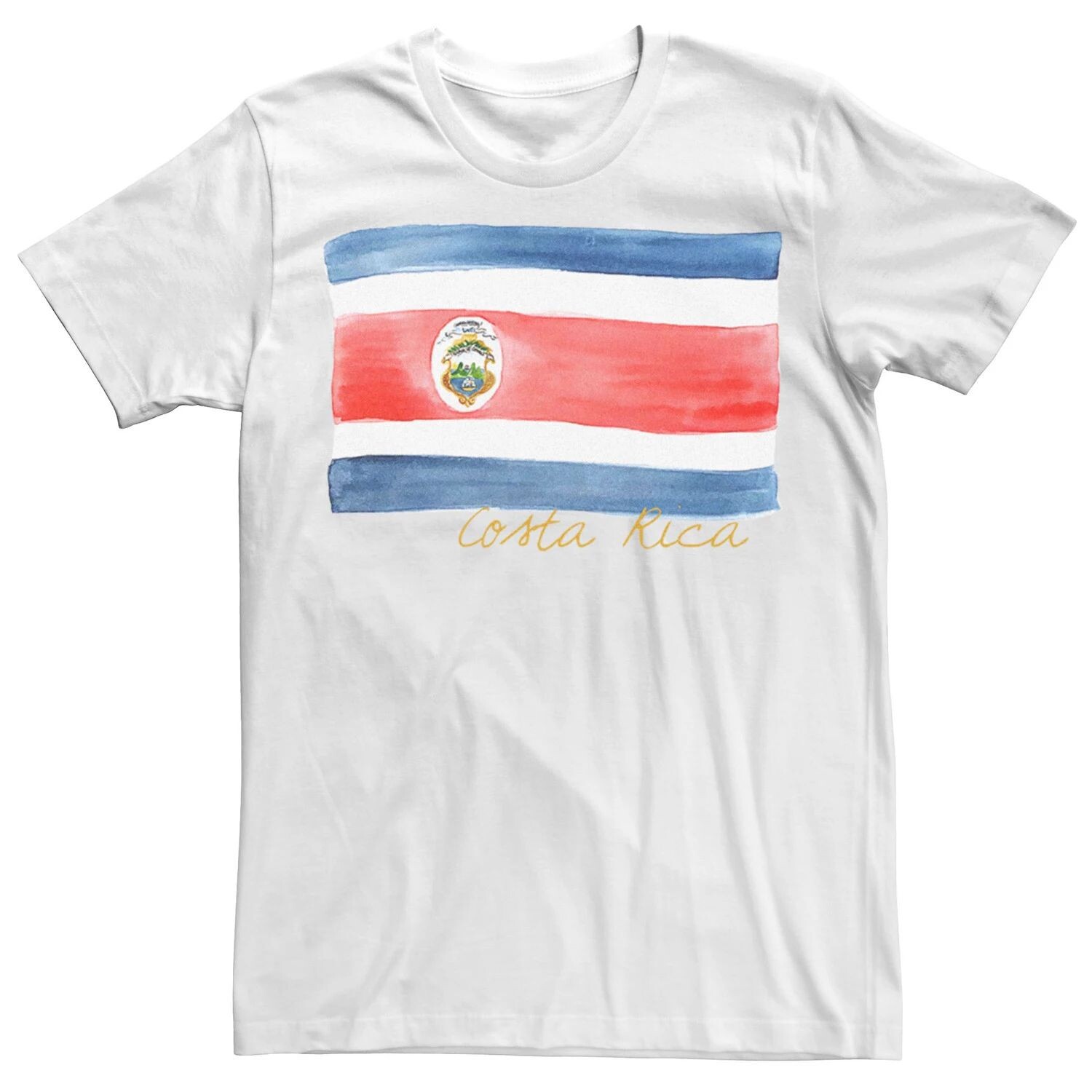 Мужская акварельная футболка с флагом Коста-Рики HHM Licensed Character
Мужская акварельная футболка с флагом Коста-Рики HHM Licensed Character