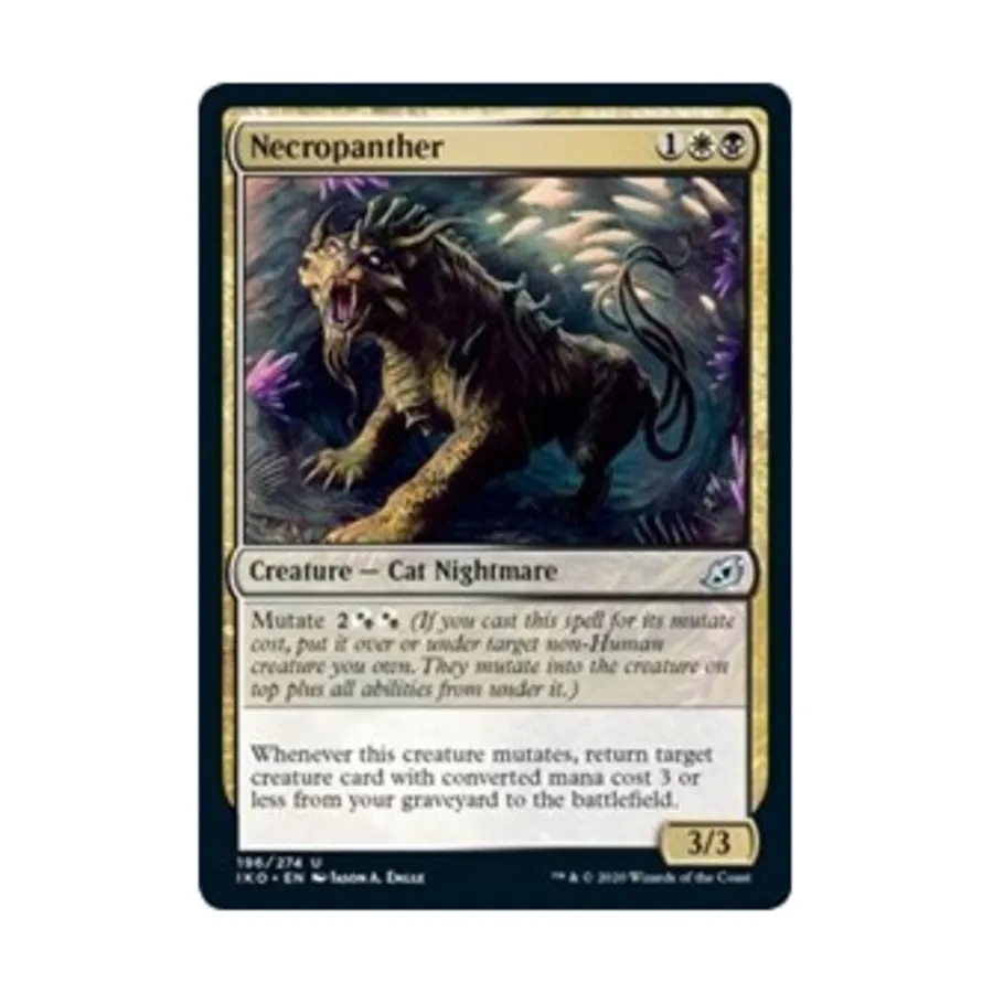 CCG Некропантера (U), MTG - Ikoria - Lair of Behemoths
CCG Некропантера (U), MTG - Ikoria - Lair of Behemoths