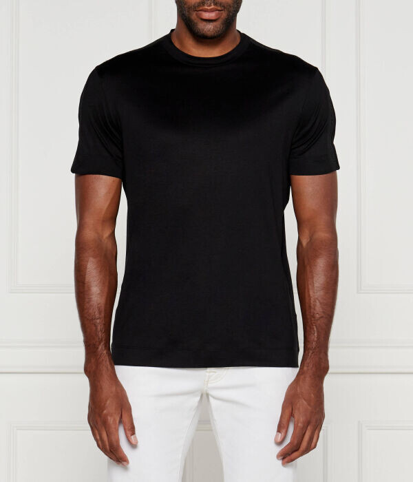 Футболка мужская Emporio Armani с короткими рукавами, черный 
Футболка мужская Emporio Armani с короткими рукавами, черный