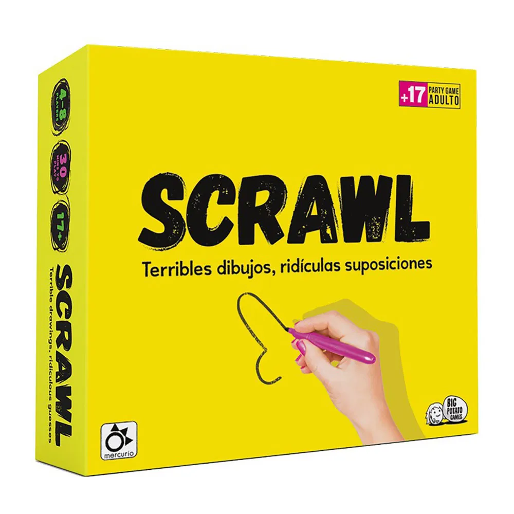 Детская настольная игра Mercurio Scrawl, желтый
Детская настольная игра Mercurio Scrawl, желтый