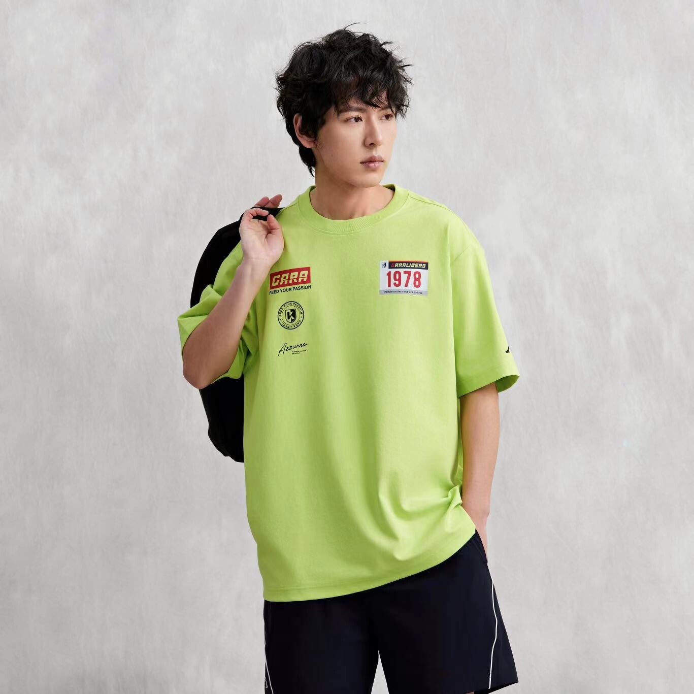 Футболка мужская весенняя грязно-зеленая-326 Kappa, зеленый 
Футболка мужская весенняя грязно-зеленая-326 Kappa, зеленый