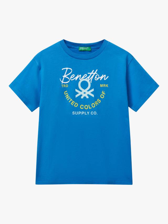 Детская хлопковая футболка с логотипом Benetton, Blue
Детская хлопковая футболка с логотипом Benetton, Blue