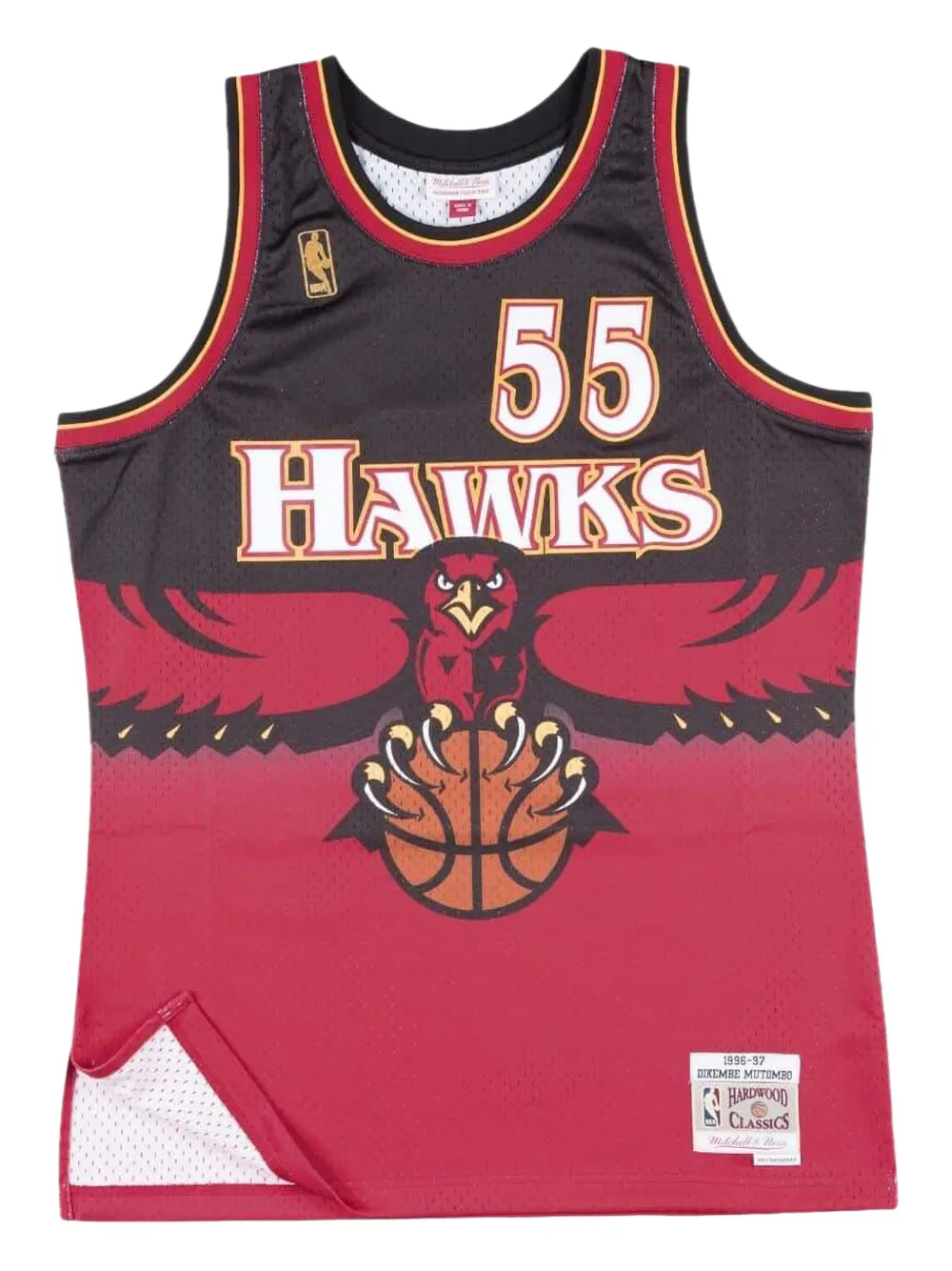 Топ Hawks 96 Dikembe Mutombo Swingman Road из коллаборации с NBA Mitchell & Ness, красный
Топ Hawks 96 Dikembe Mutombo Swingman Road из коллаборации с NBA Mitchell & Ness, красный