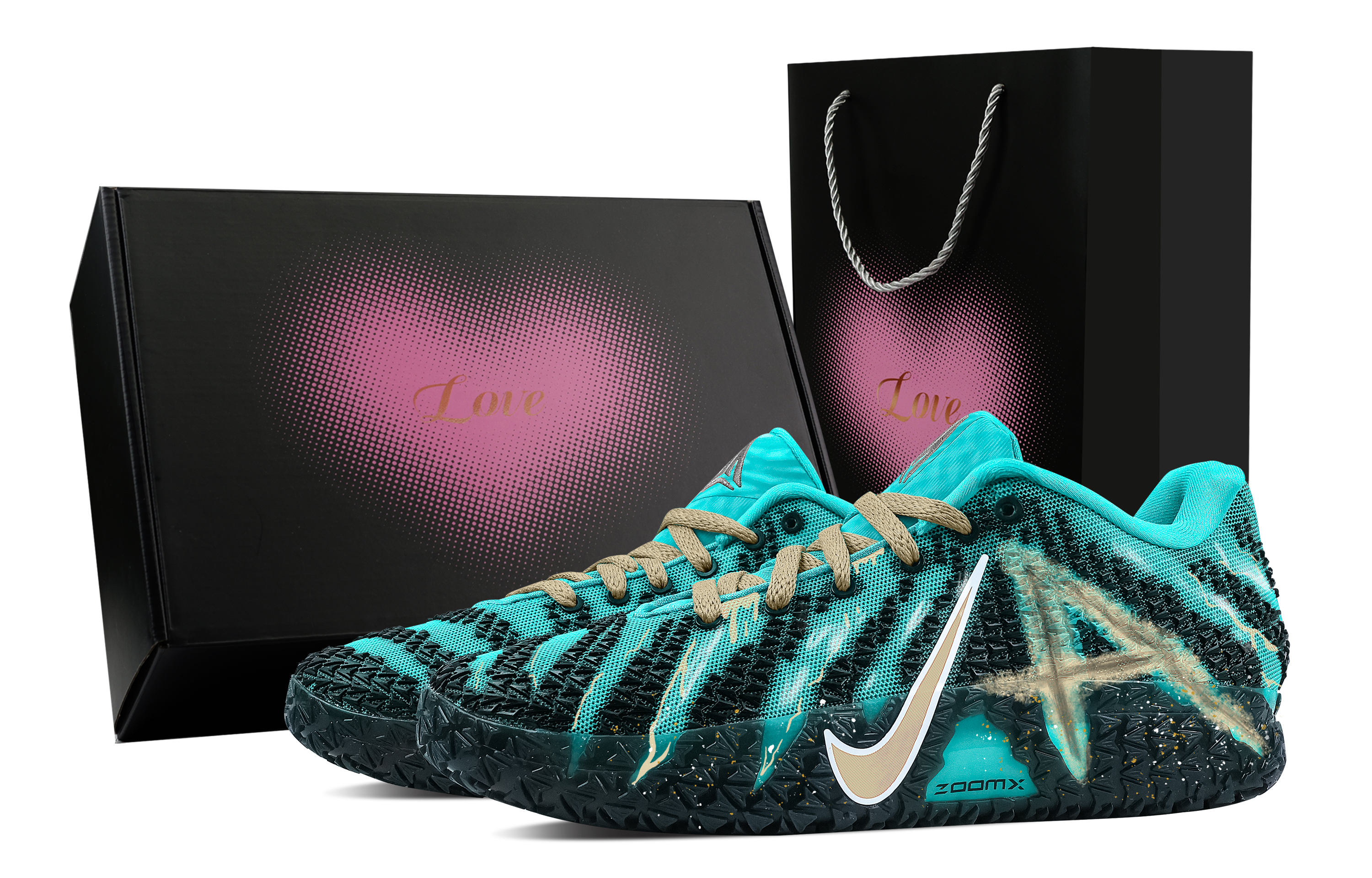 Nike Кроссовки баскетбольные Ja Morant 3 Mint Cheeses, Heart Box Rebound Grip Low top мужские Light Gold
Nike Кроссовки баскетбольные Ja Morant 3 Mint Cheeses, Heart Box Rebound Grip Low top мужские Light Gold