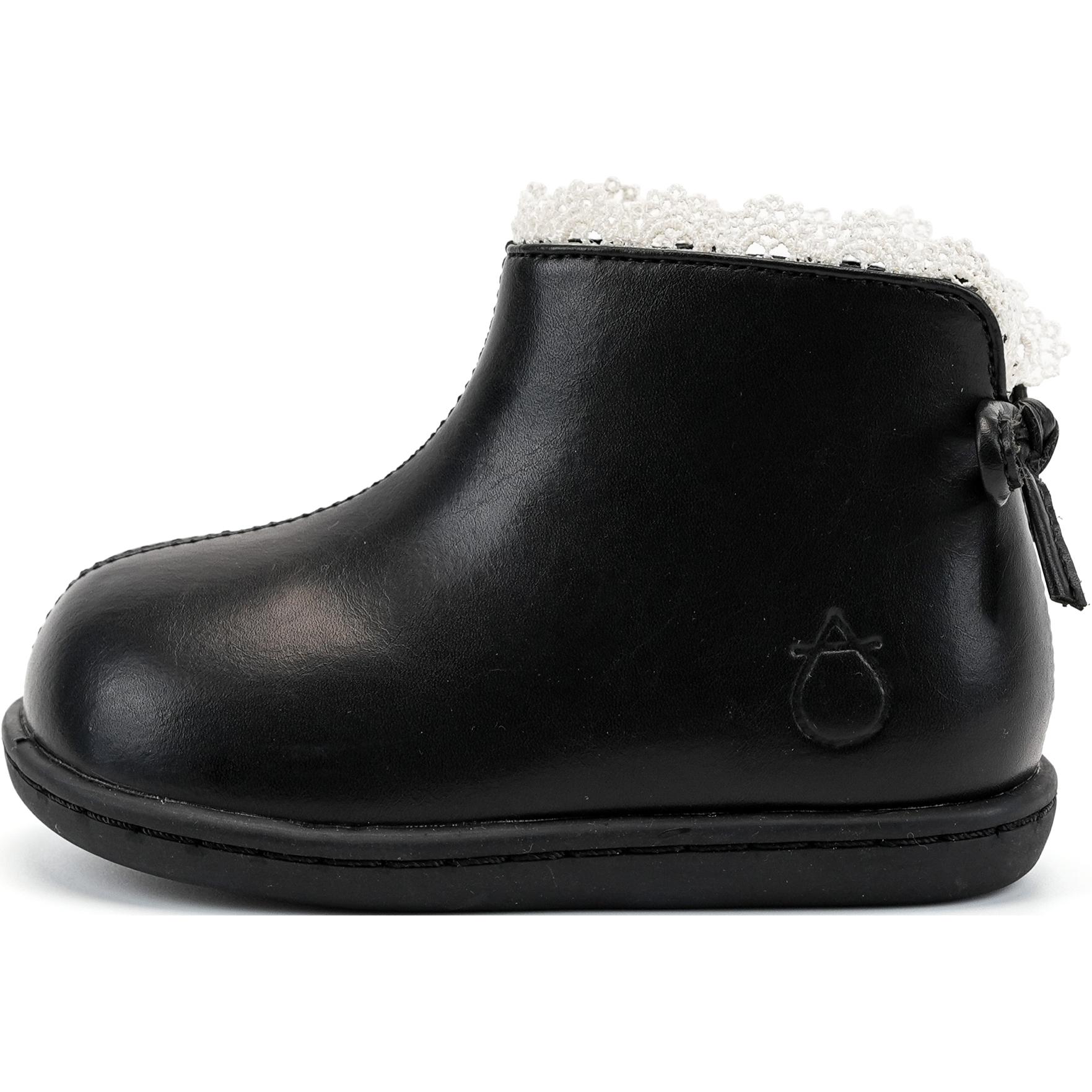 Детские кожаные ботинки для дошкольников QINUOSHU, черный
Детские кожаные ботинки для дошкольников QINUOSHU, черный