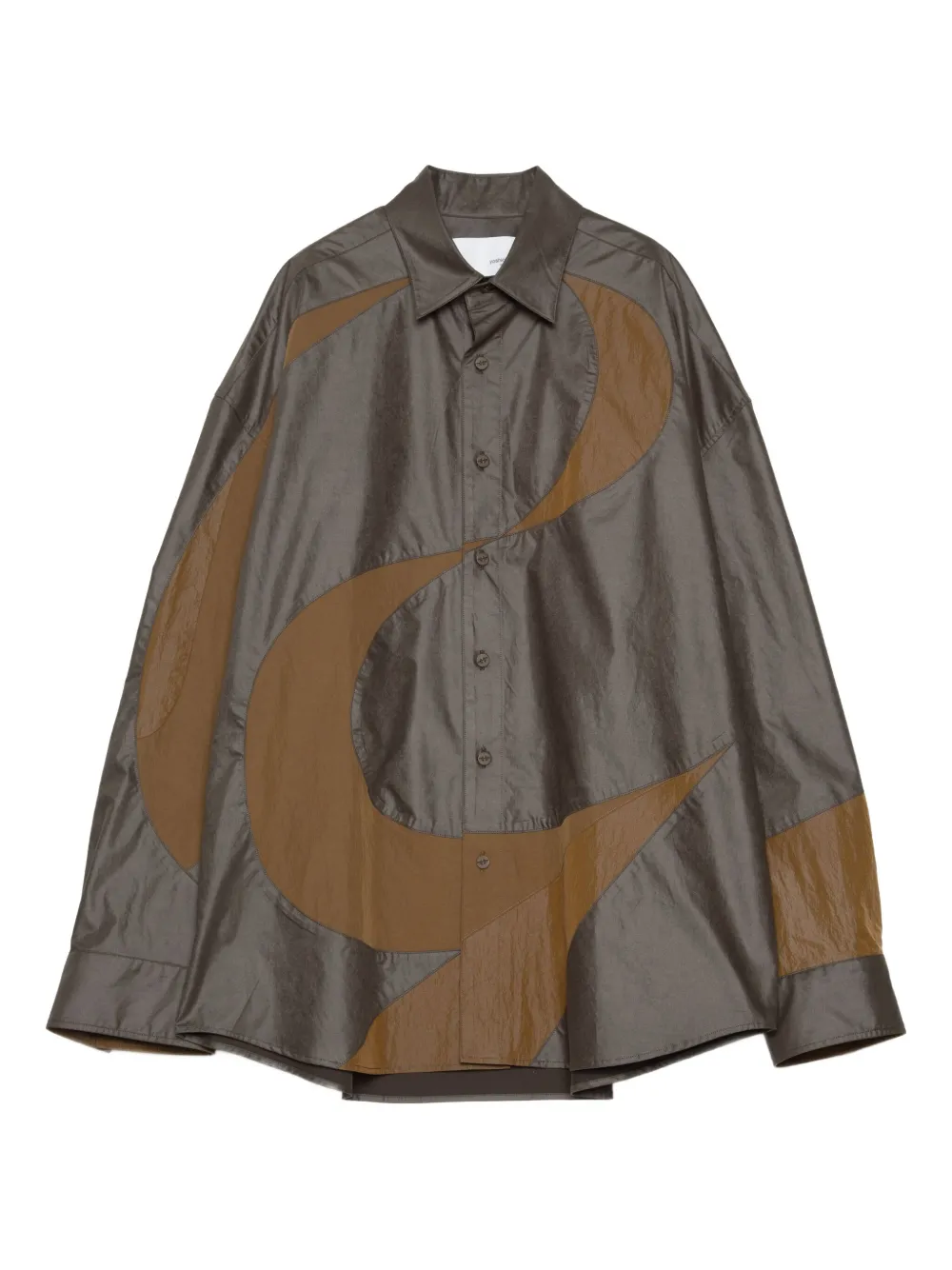 Рубашка Slalom с абстрактным принтом Yoshiokubo, зеленый
Рубашка Slalom с абстрактным принтом Yoshiokubo, зеленый