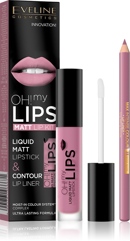 О, мои губы! Набор матовых помад. Eveline Cosmetics, 03 rose nude 2 шт
О, мои губы! Набор матовых помад. Eveline Cosmetics, 03 rose nude 2 шт