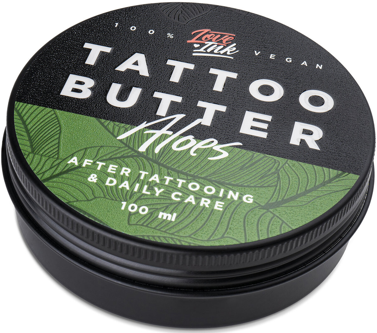 Loveink Tattoo Butter Aloe для ухода и заживления татуировок 100 мл
Loveink Tattoo Butter Aloe для ухода и заживления татуировок 100 мл