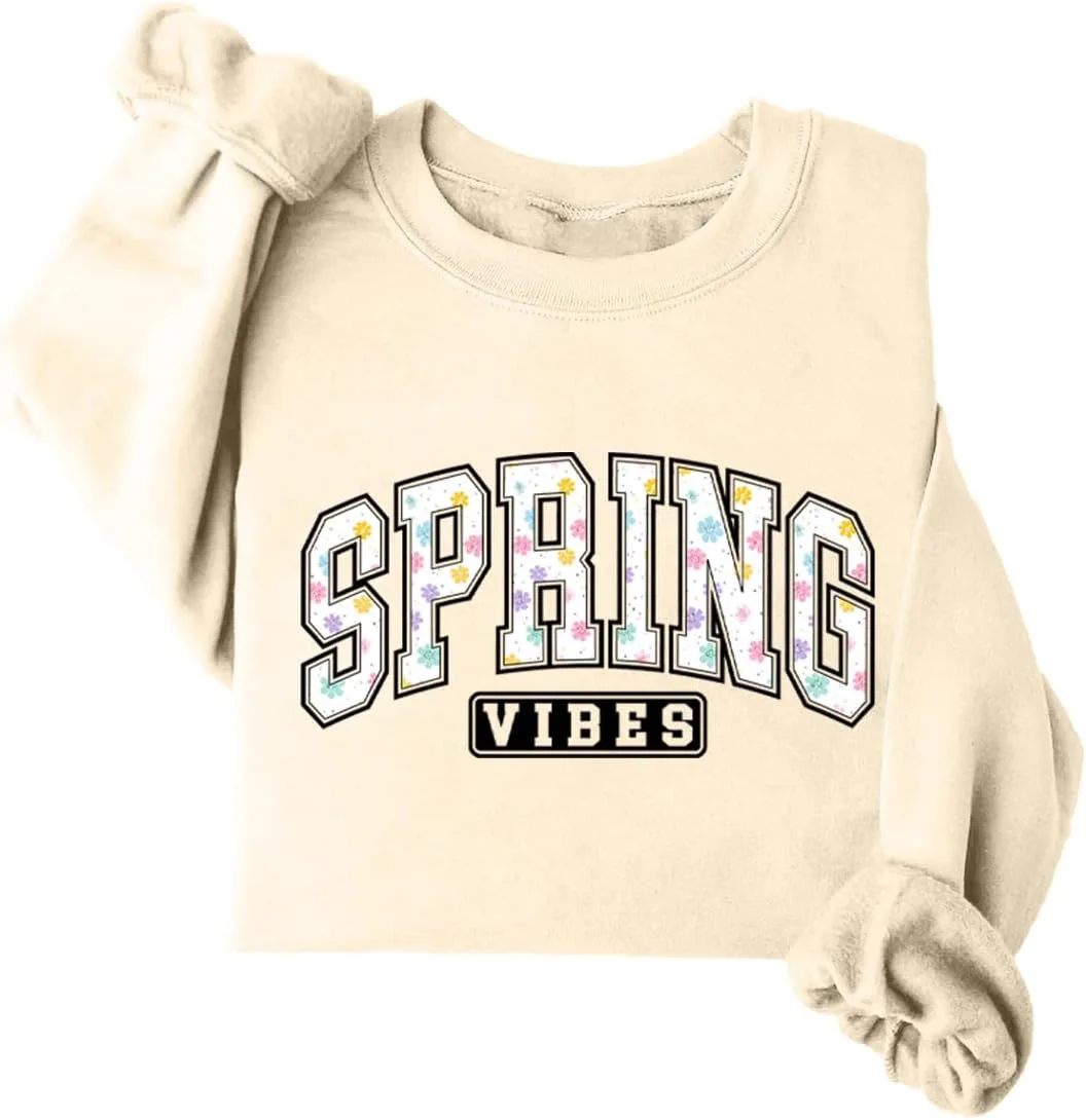 Свитшот Spring Vibes с длинным рукавом
Свитшот Spring Vibes с длинным рукавом