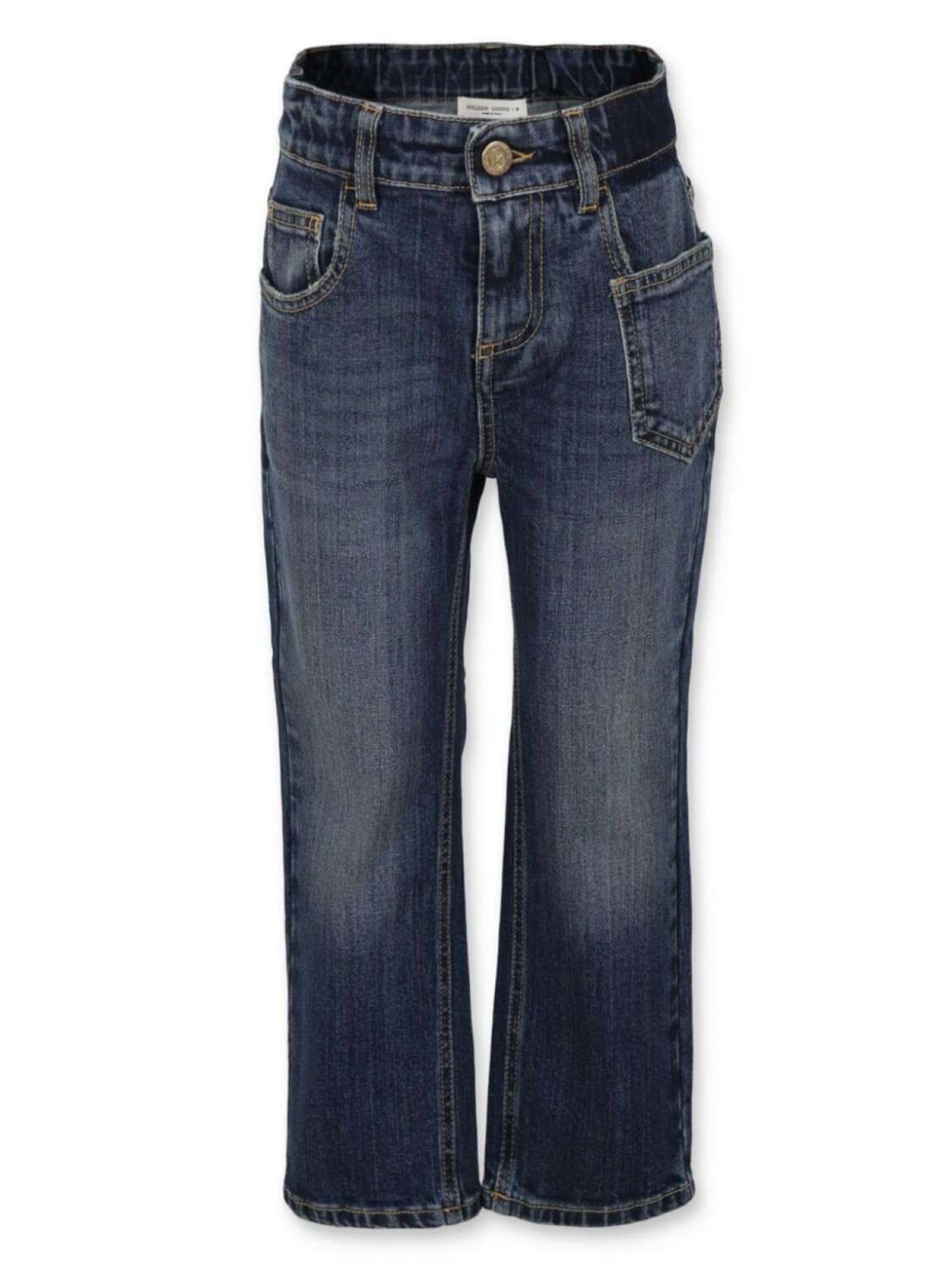 Golden Goose Kids джинсы прямого кроя, синий
Golden Goose Kids джинсы прямого кроя, синий