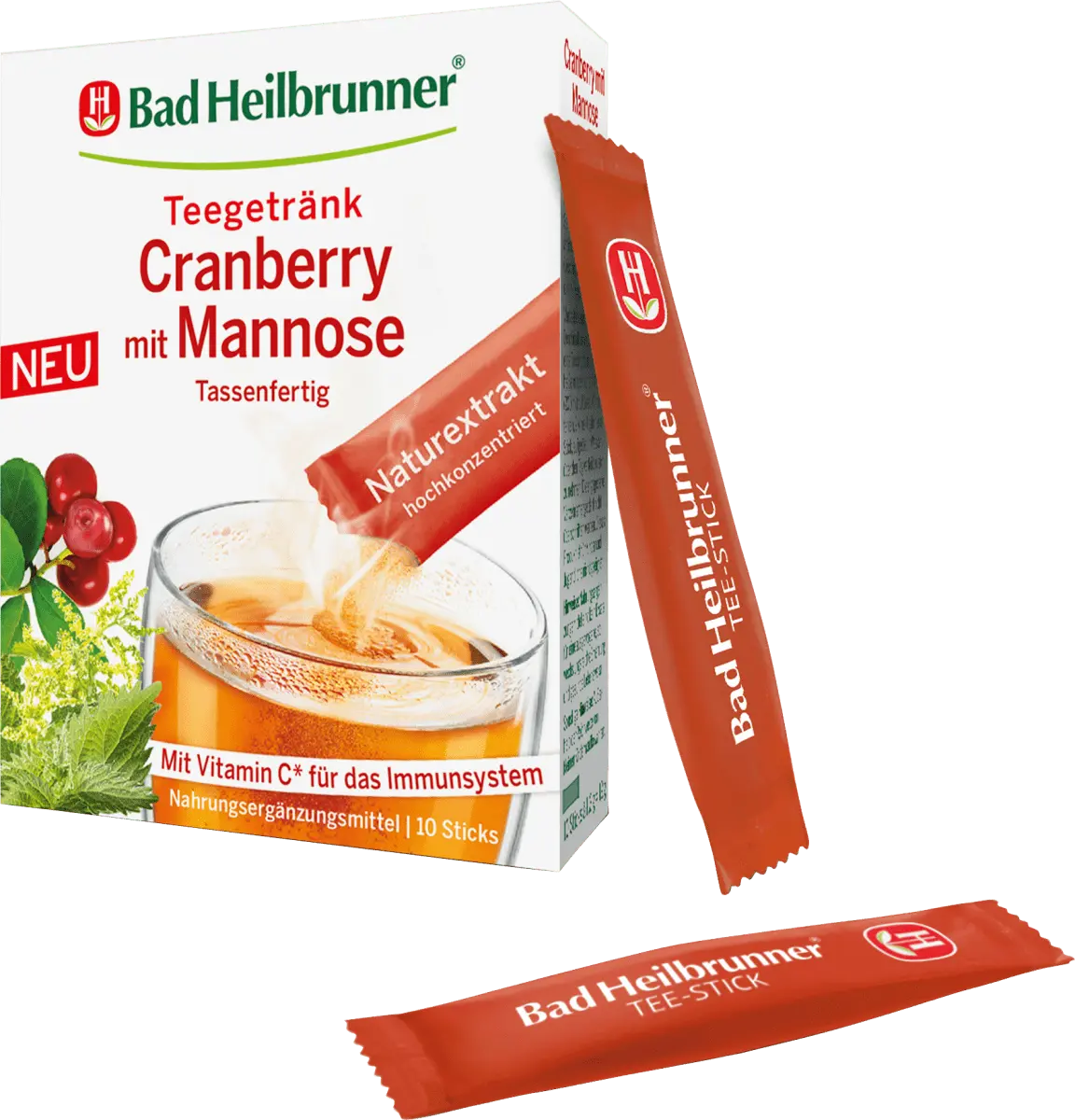 Чай фруктово-клюквенный с маннозой (10 шт.) 12 г. Bad Heilbrunner
Чай фруктово-клюквенный с маннозой (10 шт.) 12 г. Bad Heilbrunner