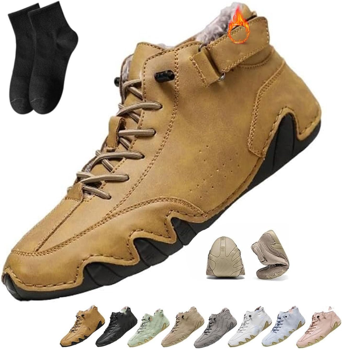 Мужские ручные премиальные кожаные слипоны для вождения NoworFewer, водонепроницаемые и дышащие, ортопедическая обувь, зимние ботинки с флисом, теплые снежные сапоги, удобные прогулочные кроссовки, коричневый
Мужские ручные премиальные кожаные слипоны для вождения NoworFewer, водонепроницаемые и дышащие, ортопедическая обувь, зимние ботинки с флисом, теплые снежные сапоги, удобные прогулочные кроссовки, коричневый