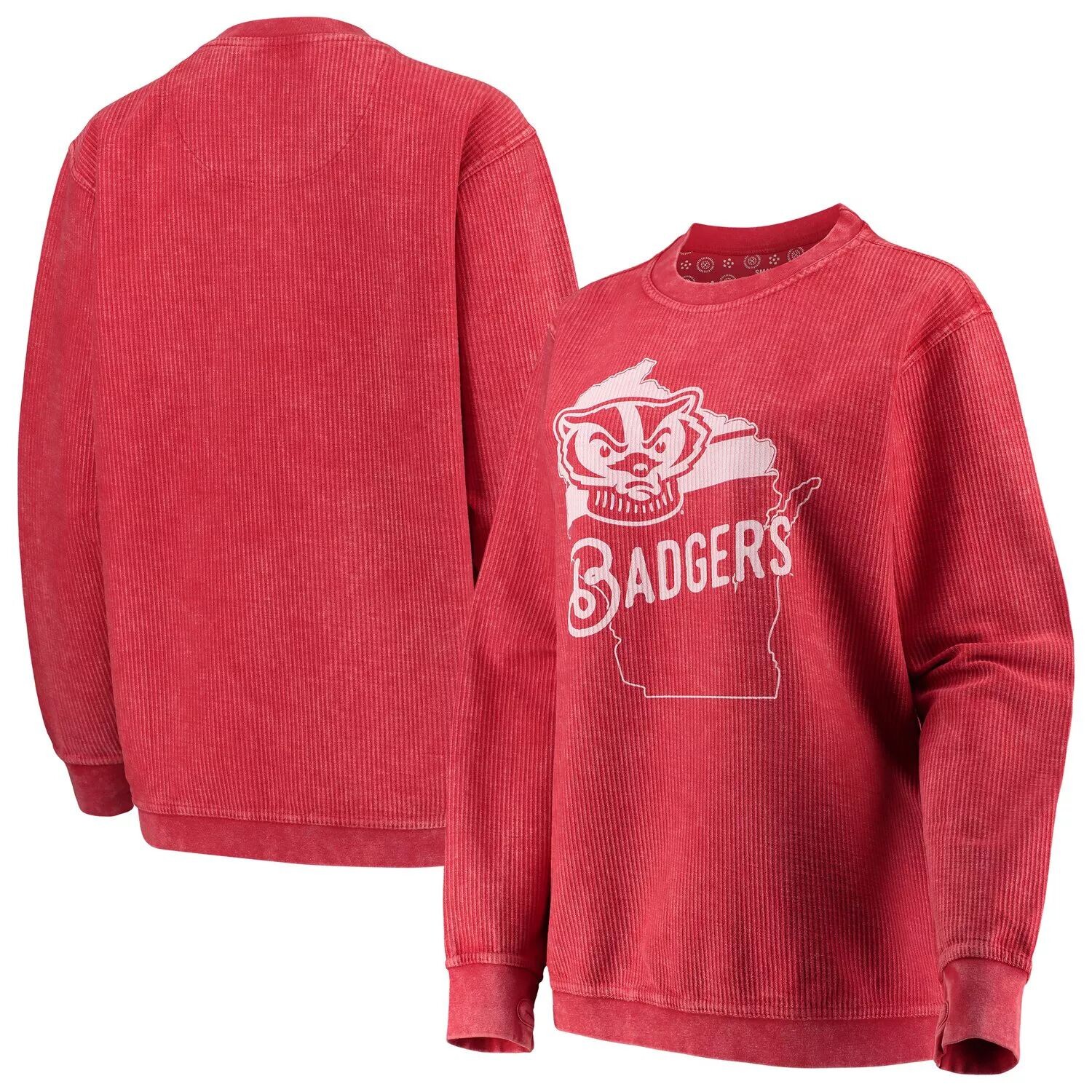 Женский вельветовый свитшот с круглым вырезом Pressbox Red Wisconsin Badgers Comfy Corduroy
Женский вельветовый свитшот с круглым вырезом Pressbox Red Wisconsin Badgers Comfy Corduroy