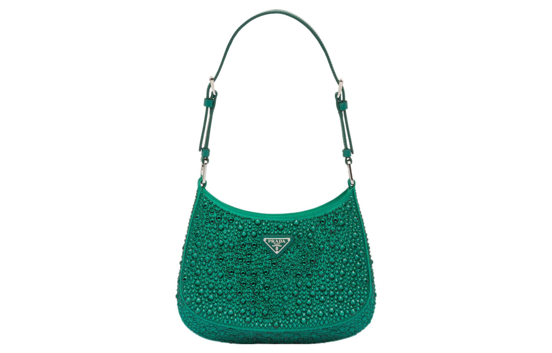 PRADA Кожаная сумка через плечо женская зеленая
PRADA Кожаная сумка через плечо женская зеленая