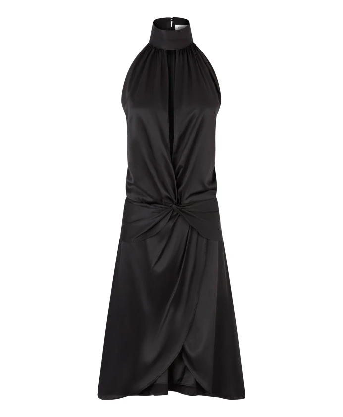 Платье с завязками на шее и бантом Nina Ricci, черный
Платье с завязками на шее и бантом Nina Ricci, черный