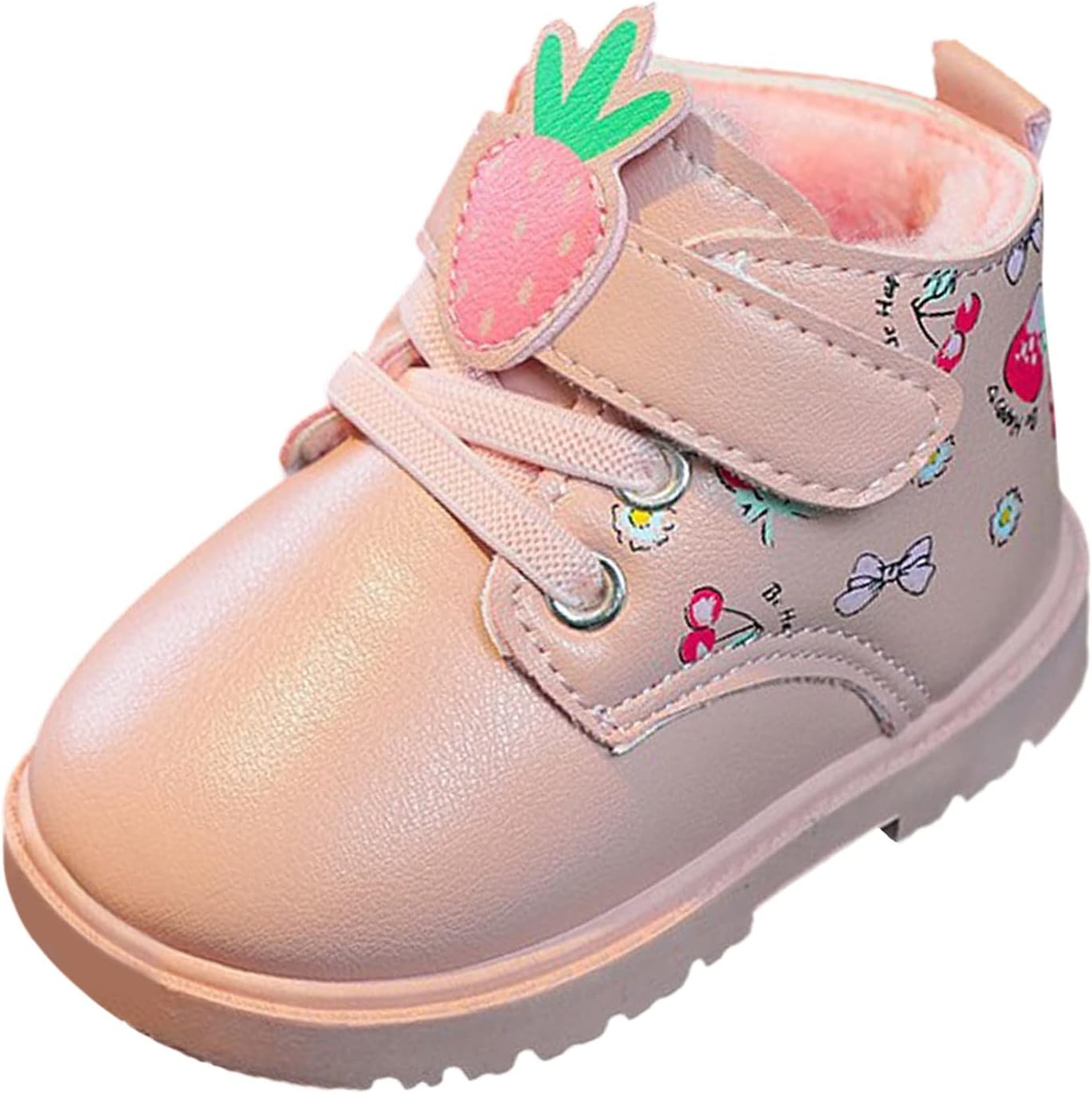 Новорожденные пушистые противоскользящие ботиночки на щиколотку с плюшевой подкладкой, кожаные сапожки для младенцев, теплые уличные короткие ботинки с низким каблуком для снега Generic, Pink
Новорожденные пушистые противоскользящие ботиночки на щиколотку с плюшевой подкладкой, кожаные сапожки для младенцев, теплые уличные короткие ботинки с низким каблуком для снега Generic, Pink