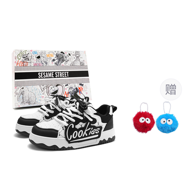 SESAME STREET Повседневные скейтерские кеды унисекс с противоскользящей подошвой, устойчивые к истиранию, легкие, на низком ходу, черно-белые реверсивные (в комплекте случайный кулон)
SESAME STREET Повседневные скейтерские кеды унисекс с противоскользящей подошвой, устойчивые к истиранию, легкие, на низком ходу, черно-белые реверсивные (в комплекте случайный кулон)