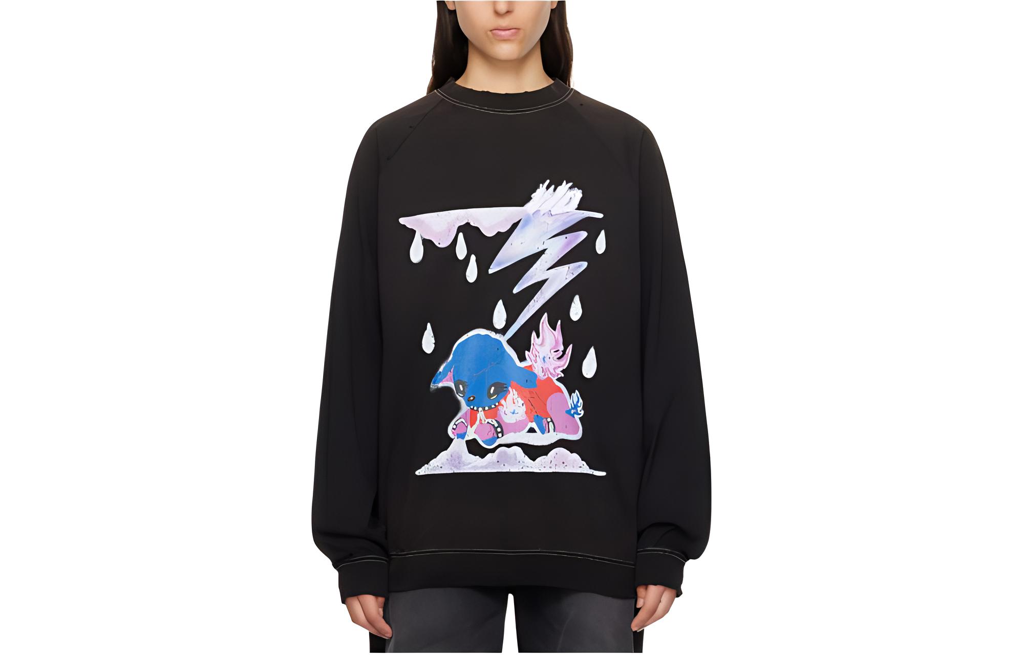 Футболка с рукавом реглан женская черная WE11DONE
Футболка с рукавом реглан женская черная WE11DONE