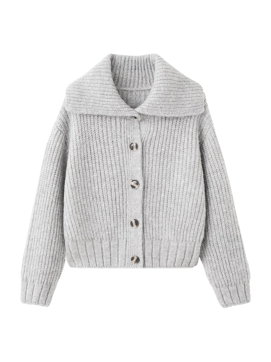 Вязаный кардиган MANGO ESTI, светло-серый
Вязаный кардиган MANGO ESTI, светло-серый