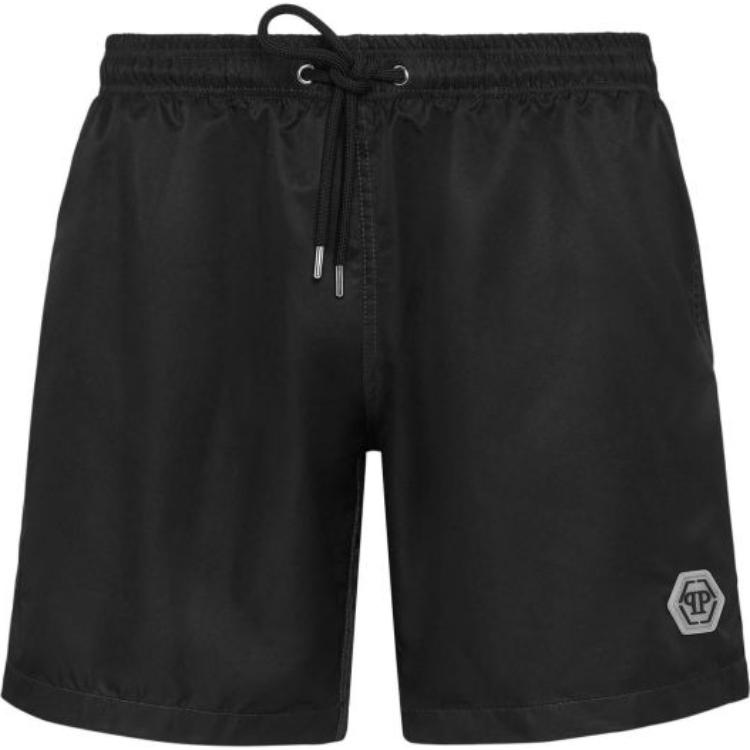 Шорты для плавания с аппликацией логотипа PHILIPP PLEIN, черный
Шорты для плавания с аппликацией логотипа PHILIPP PLEIN, черный