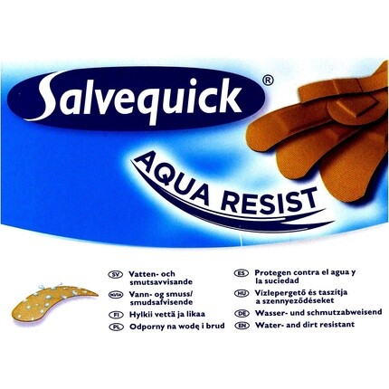 Водостойкие пластыри Aqua Resist, 40 шт., Salvequick 
Водостойкие пластыри Aqua Resist, 40 шт., Salvequick