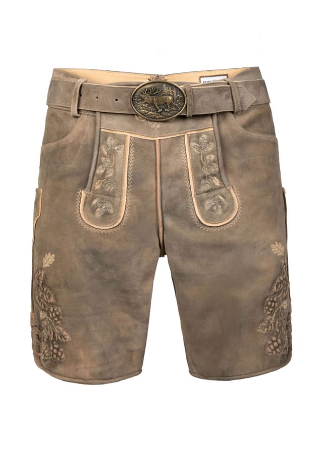 Короткие брюки из дикой кожи kare Edelnice, серый 
Короткие брюки из дикой кожи kare Edelnice, серый