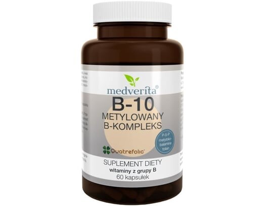 Medverita, Биологически активная добавка, метилированный B-комплекс B-10, 60 капсул
Medverita, Биологически активная добавка, метилированный B-комплекс B-10, 60 капсул