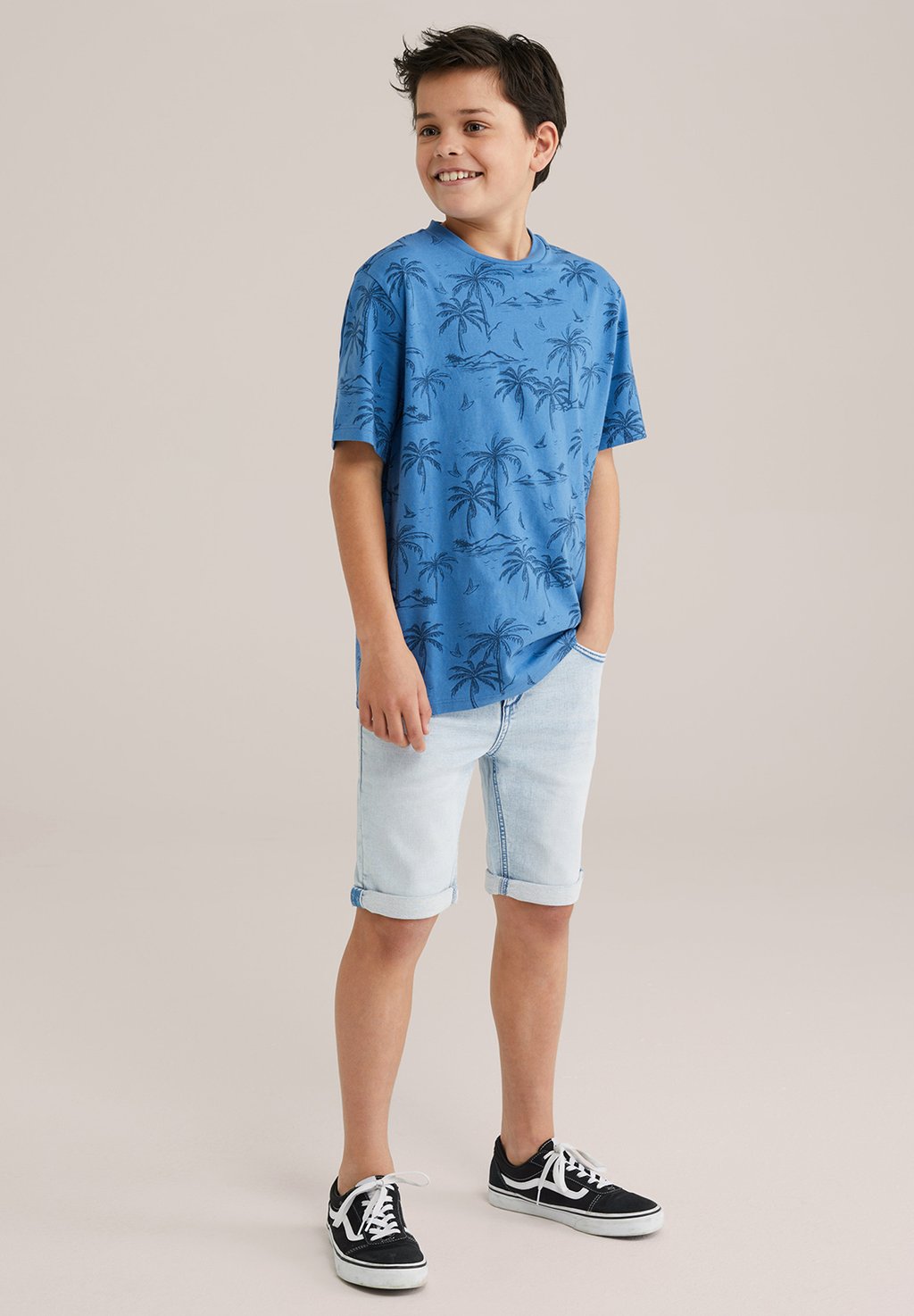 Футболка с принтом WE Fashion, синий
Футболка с принтом WE Fashion, синий