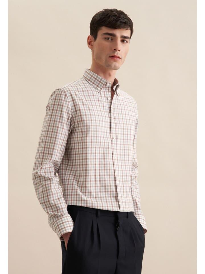 Рубашка Seidensticker Flanellhemd Slim, коричневый
Рубашка Seidensticker Flanellhemd Slim, коричневый