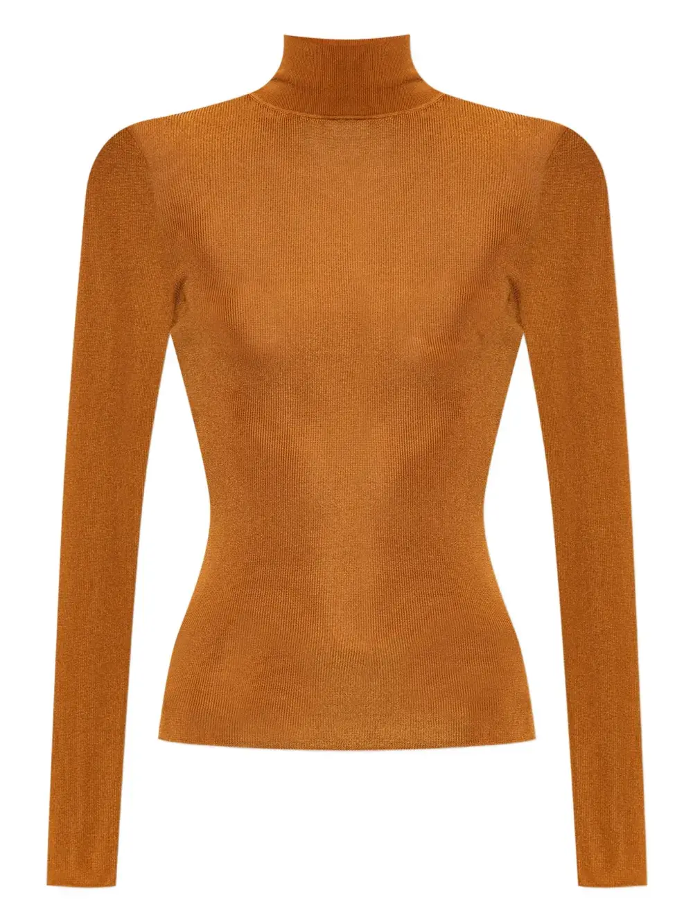 Топ в рубчик с высоким воротником Self-Portrait, оранжевый
Топ в рубчик с высоким воротником Self-Portrait, оранжевый