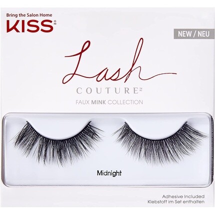 Lash Couture Накладные ресницы из искусственной норки без узлов в стиле Midnight Black, Kiss
Lash Couture Накладные ресницы из искусственной норки без узлов в стиле Midnight Black, Kiss