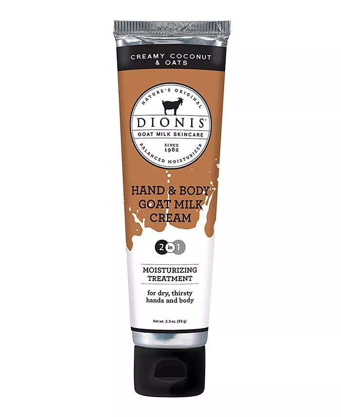 Крем для рук и тела с козьим молоком – сливочный кокос и овес Dionis
Крем для рук и тела с козьим молоком – сливочный кокос и овес Dionis