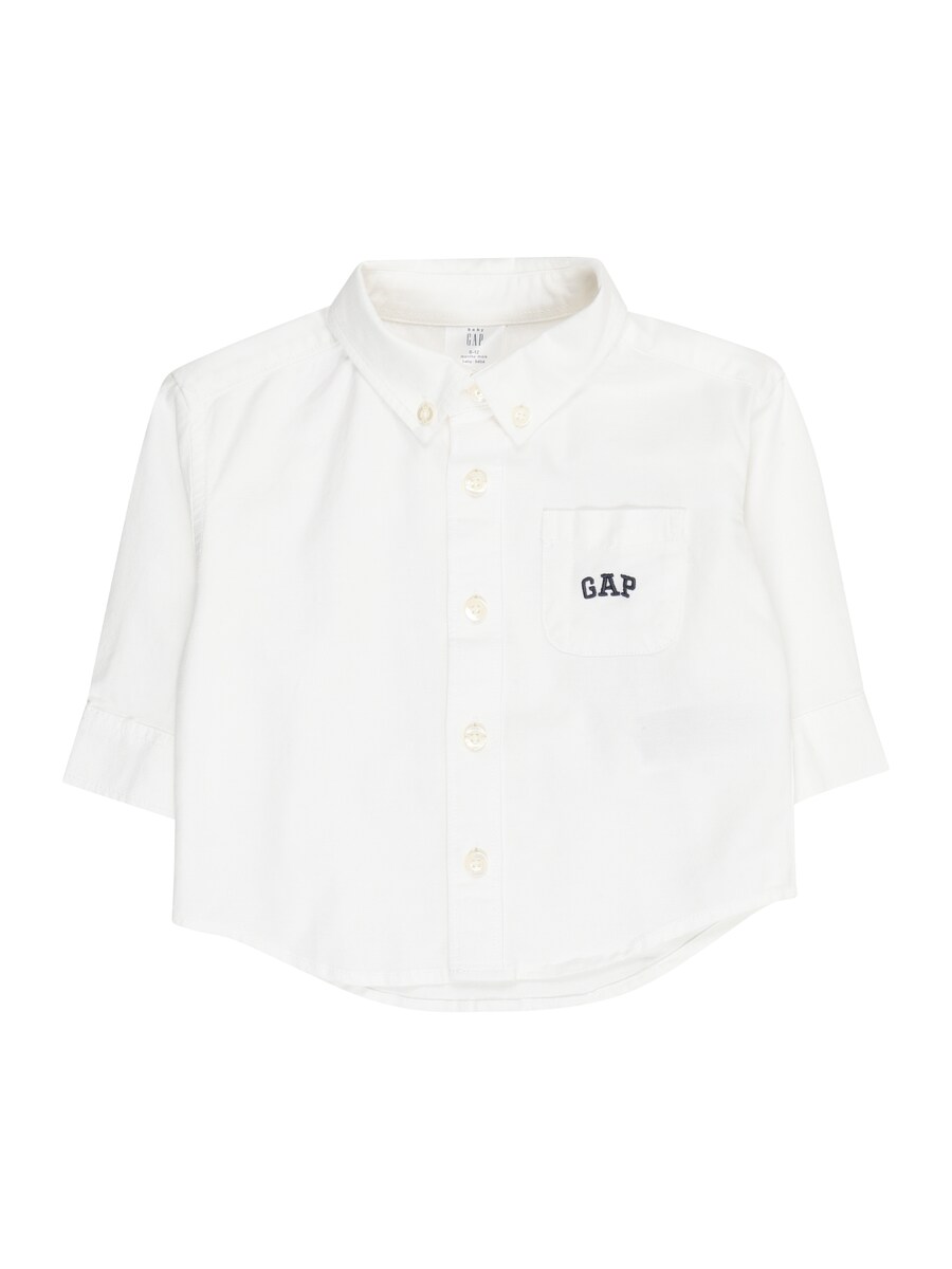 Рубашка обычного кроя на пуговицах GAP, белый 
Рубашка обычного кроя на пуговицах GAP, белый