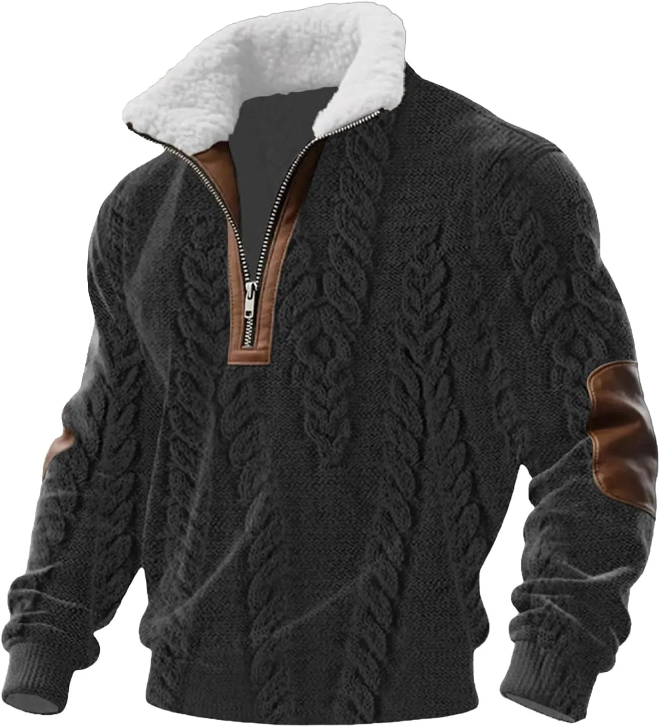 Мужской свитер 1/4 Zip, Big and Tall, для бизнес-кэжуал PETCDIM
Мужской свитер 1/4 Zip, Big and Tall, для бизнес-кэжуал PETCDIM
